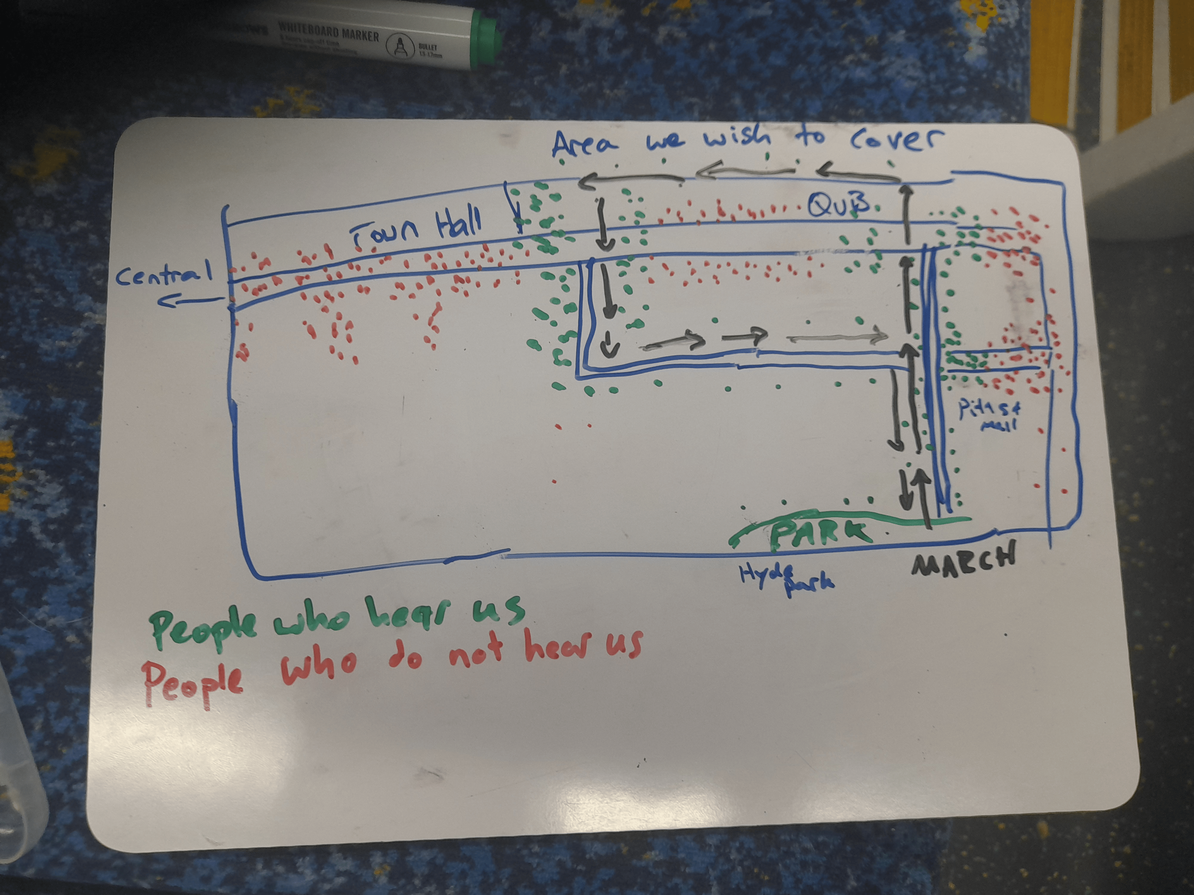SydneyMarchHeatMap a map of where the outside population are on sunday marches